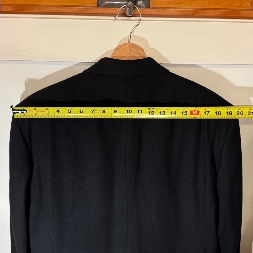 Vintage Men’s Oscar de la Renta Wool Sports Coat Suit Jacket Black Gold Size XL